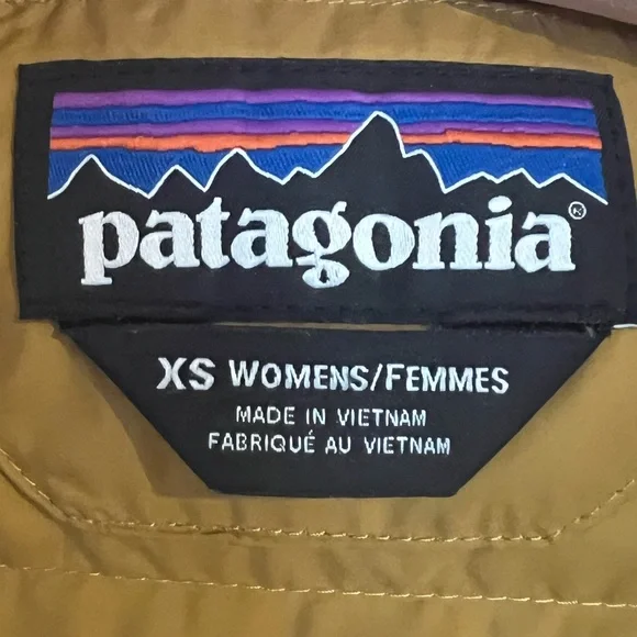 EUC Patagonia Silent Down Jacket, cosmic gold, xsmall - Picture 8 of 8
